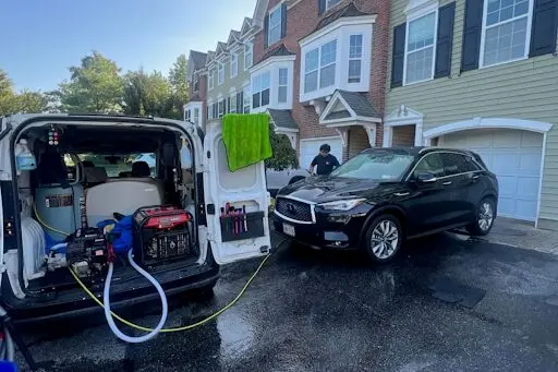 car interior detailing
